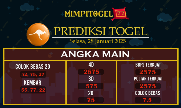 Prediksi Togel Sydney 29 Januari 2025 di Mimpitogel777